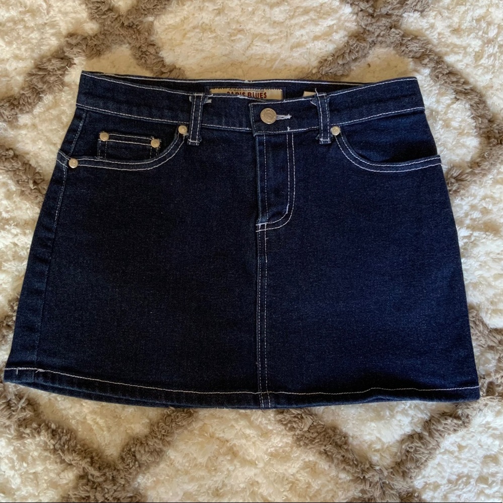 Paris Blues Original Denim Mini Skirt